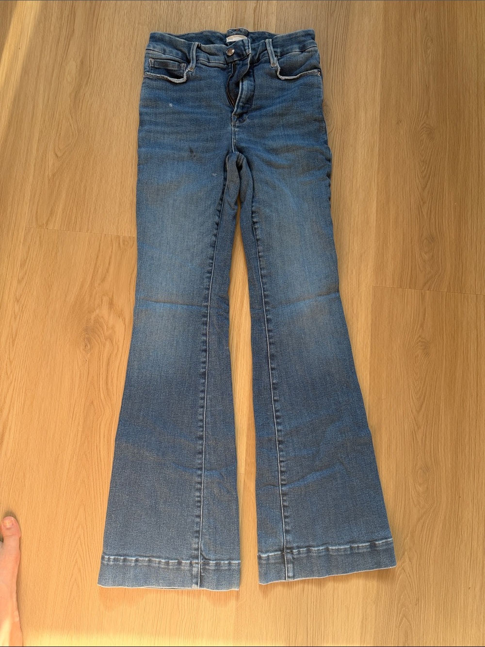 Good American Blue Flare Jeans